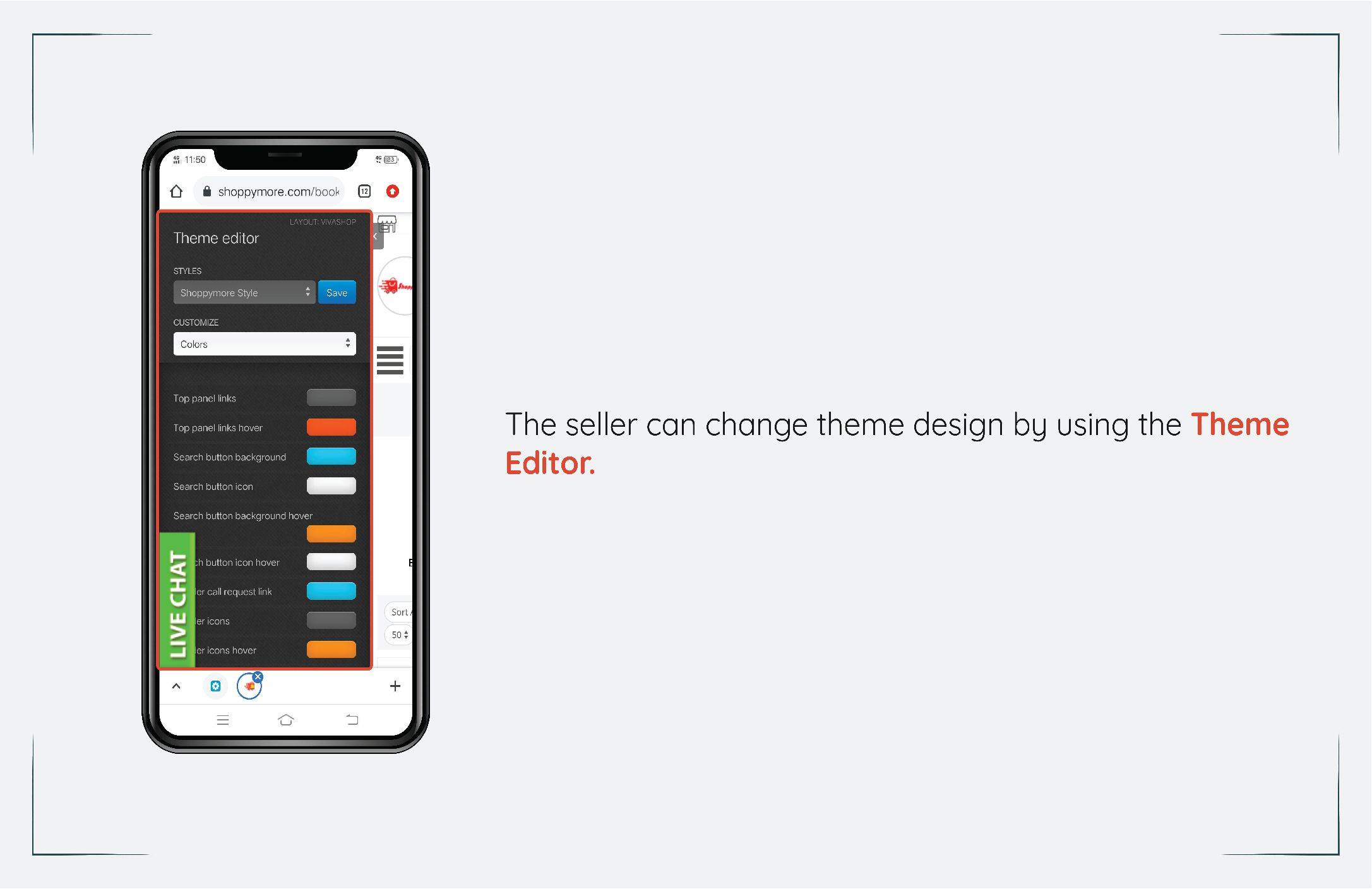 How to manage theme design using mobile 3
